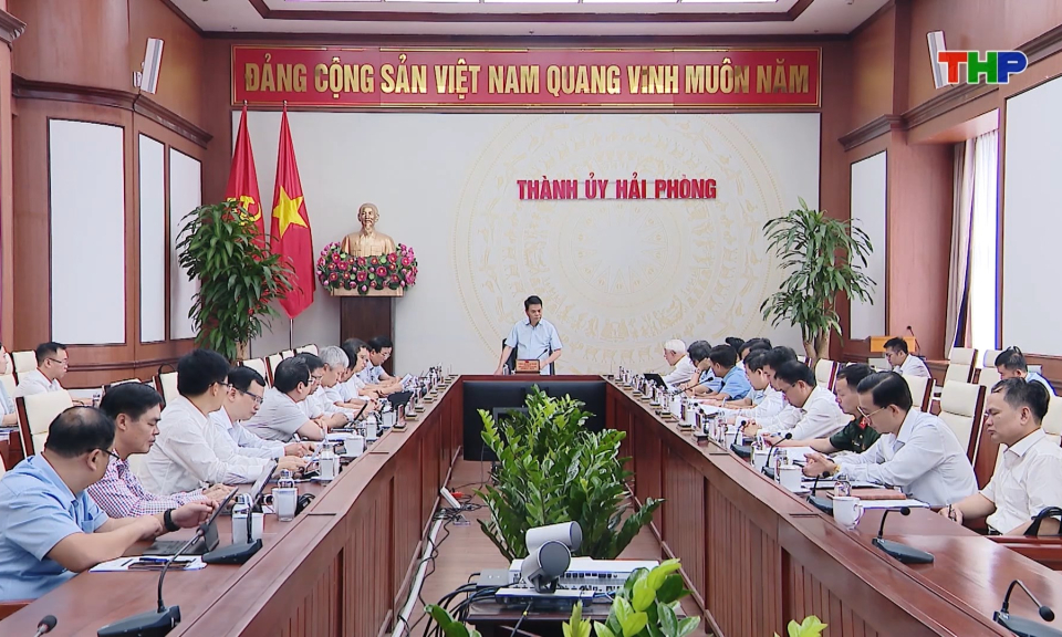 Phi&ecirc;n họp thứ 3 Ban Chỉ đạo ph&ograve;ng, chống tham nhũng, l&atilde;ng ph&iacute;, ti&ecirc;u cực th&agrave;nh phố