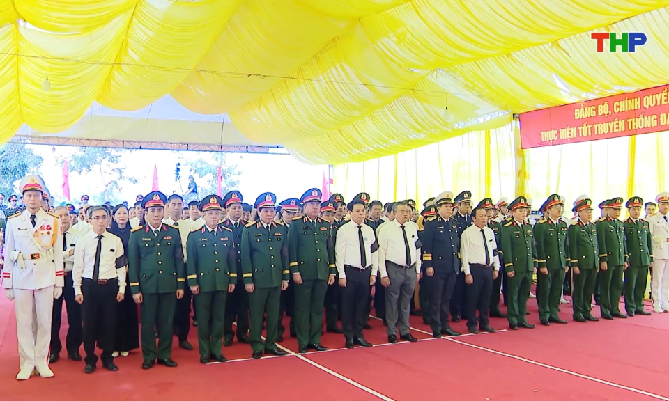 Lễ viếng, lễ truy điệu và an táng hài cốt liệt sĩ cùng đồng bào hy sinh, tử nạn quy tập tại khu vực Mả Chìa