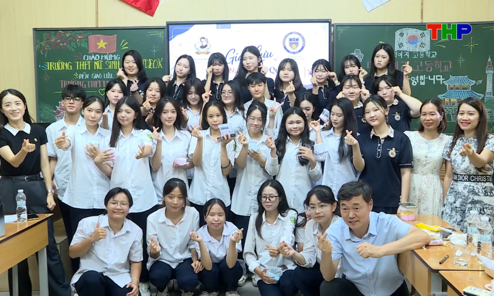 Giao lưu văn h&oacute;a, kết nối học sinh Việt Nam - H&agrave;n Quốc
