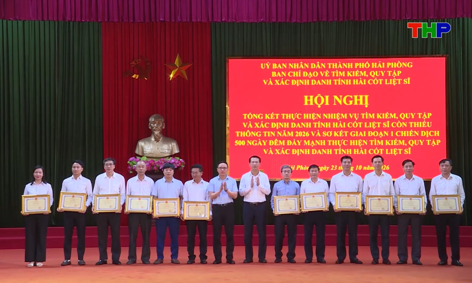 Tổng kết thực hiện nhiệm vụ t&igrave;m kiếm, quy tập v&agrave; x&aacute;c định danh t&iacute;nh h&agrave;i cốt liệt sĩ