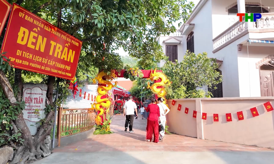 Hoàn thành tu bổ, tôn tạo di tích đền Trần 