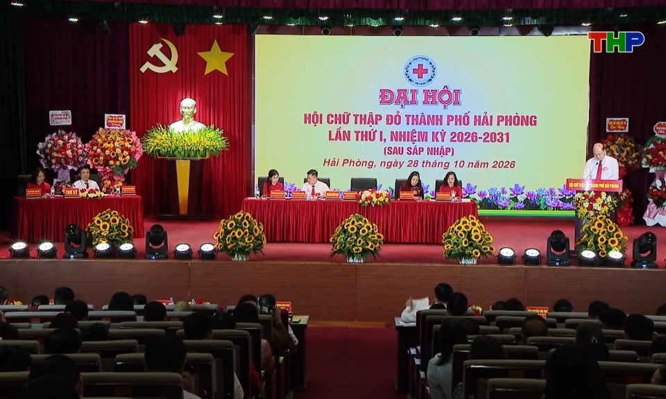 Đại hội Hội Chữ thập đỏ th&agrave;nh phố Hải Ph&ograve;ng lần thứ nhất  
